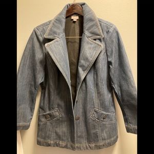 J Jill Jean Jacket Blazer Beautiful Like New